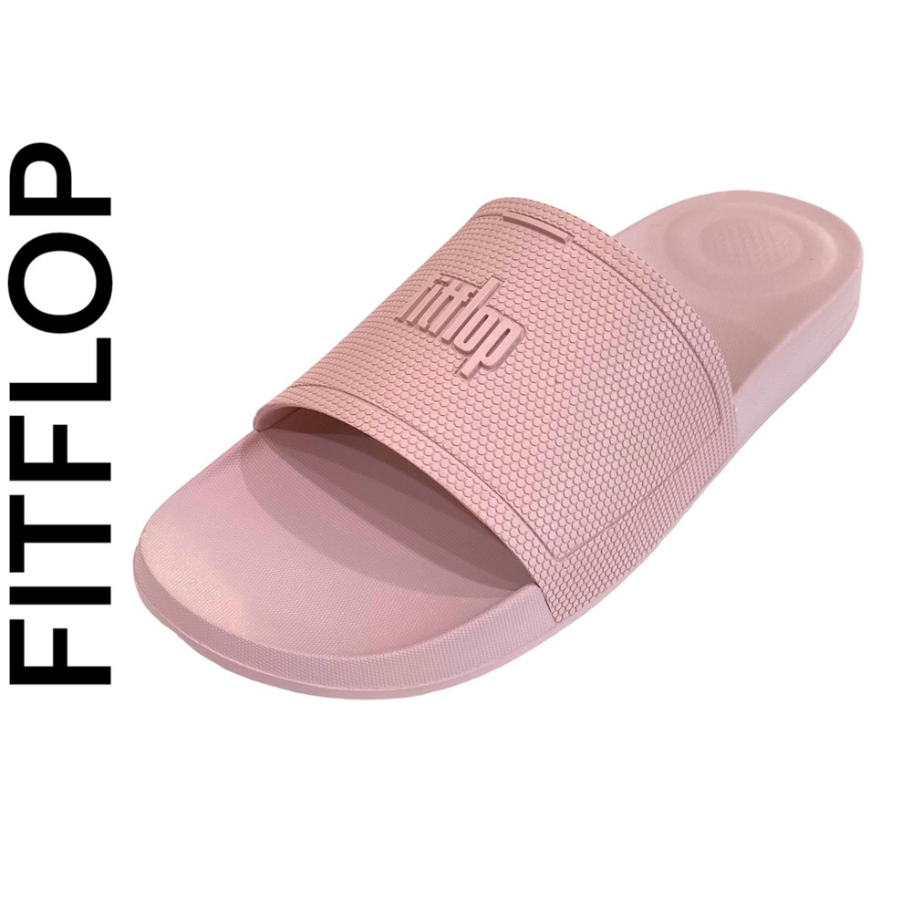 FITFLOP IQUISHION COMFORT PINK-LAVENDER SLIDE SANDAL WOMEN’S SIZE 11 EXCELLENT!